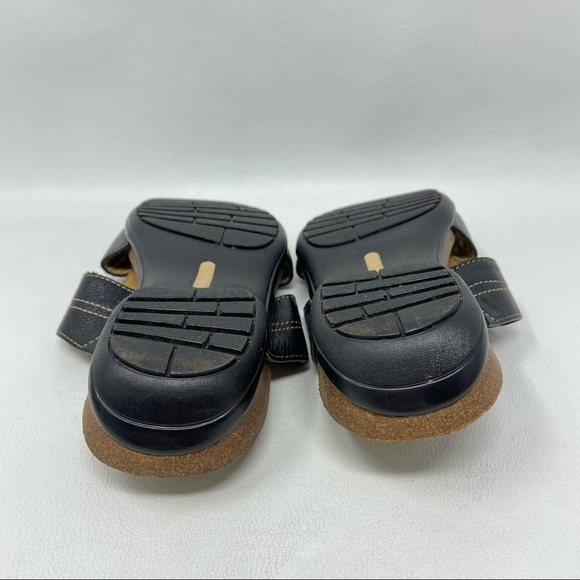 Softspots Footsmart Kory Sandals Black Leather Women's Size 7.5M - Picture 11 of 13